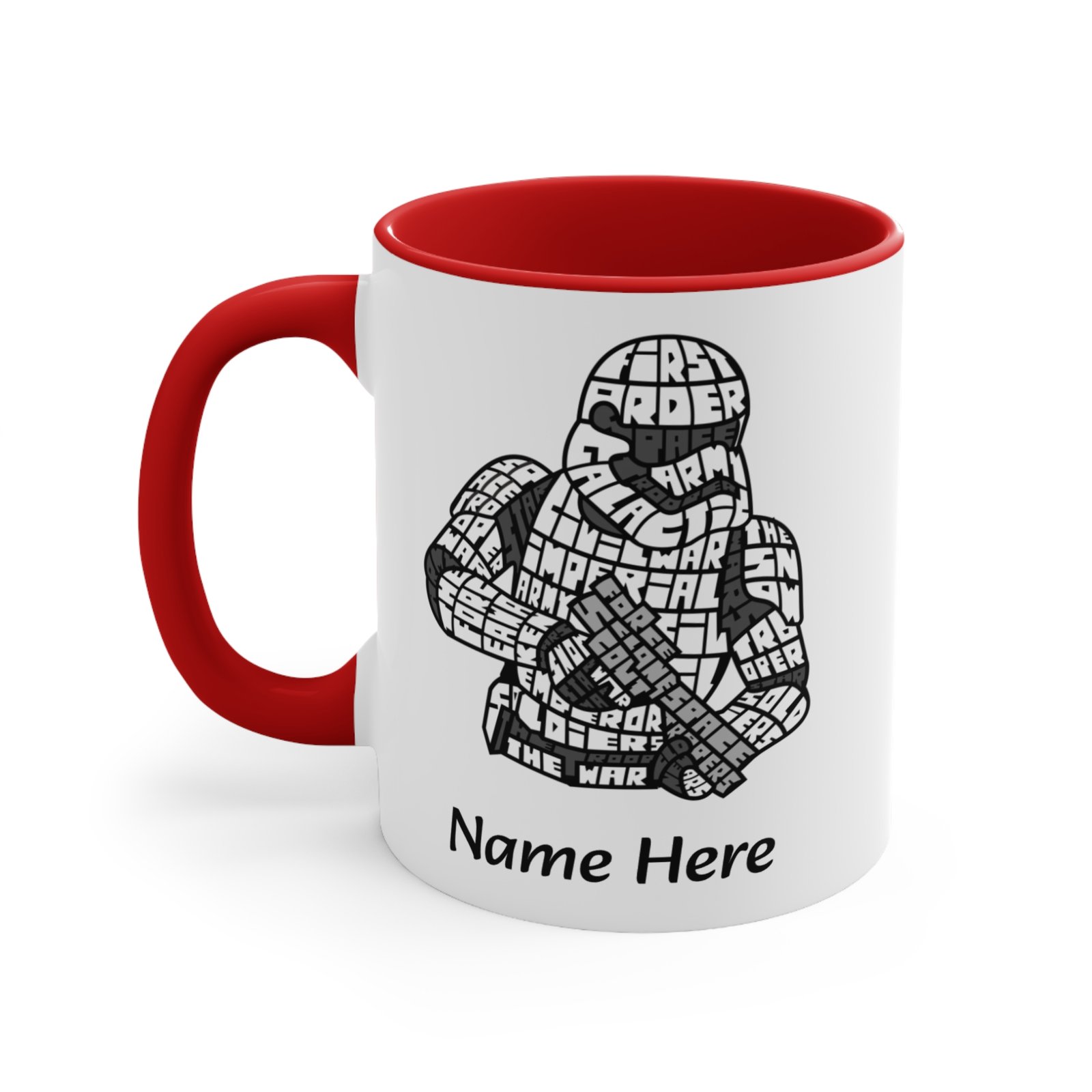 Custom Galactic Trooper Typography Mug - Image 3