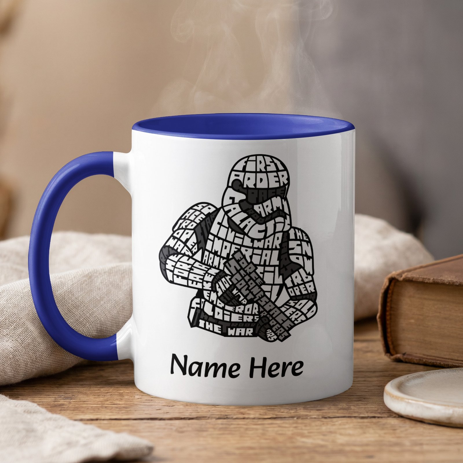 Custom Galactic Trooper Typography Mug - Image 6