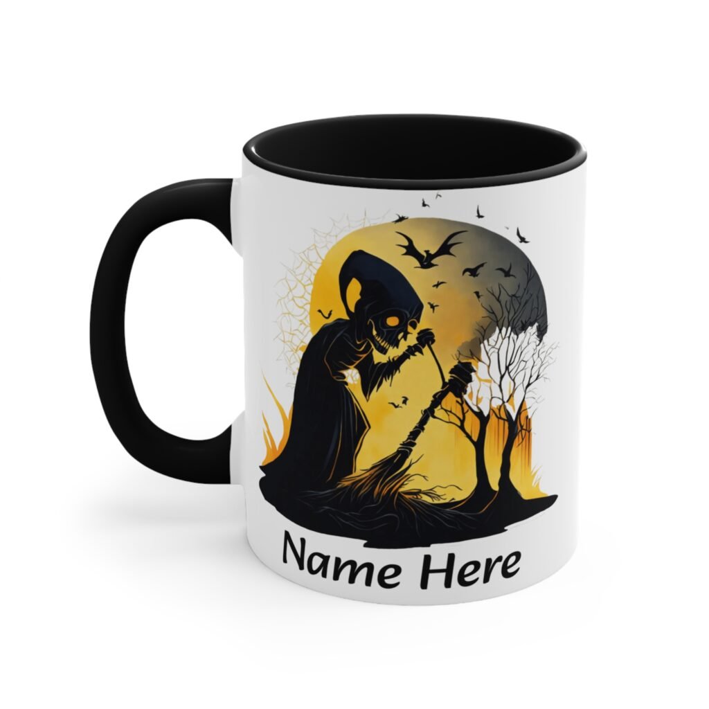 Grim Reaper Halloween Coffee Mug