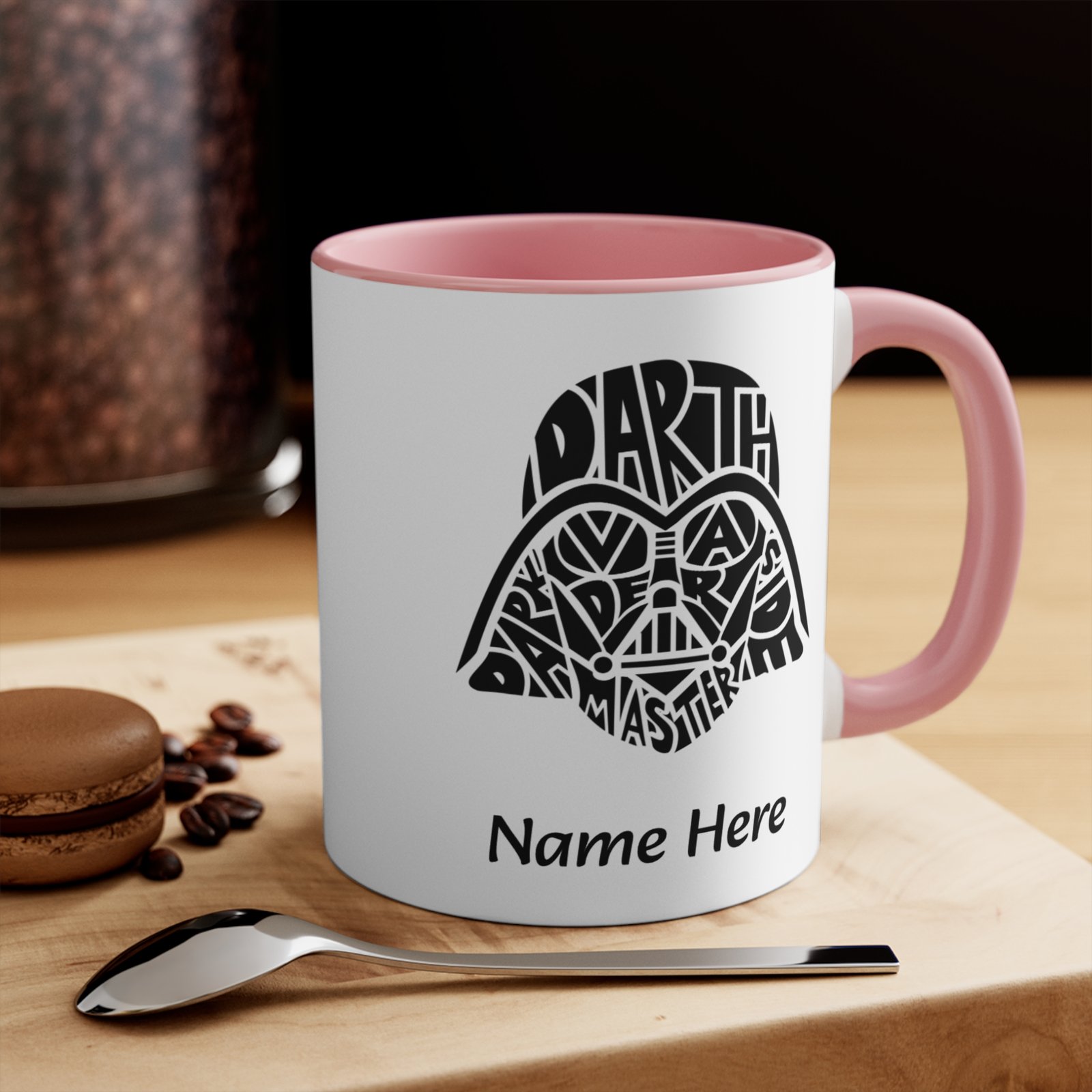 Custom Darth Vader Typography Coffee Mug - Image 16