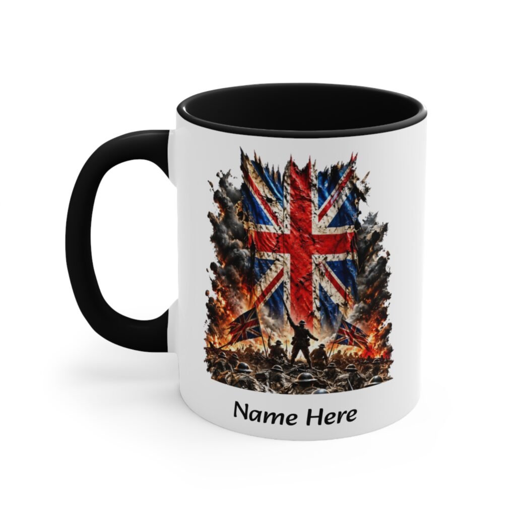 Personalized British Military Remembrance Mug