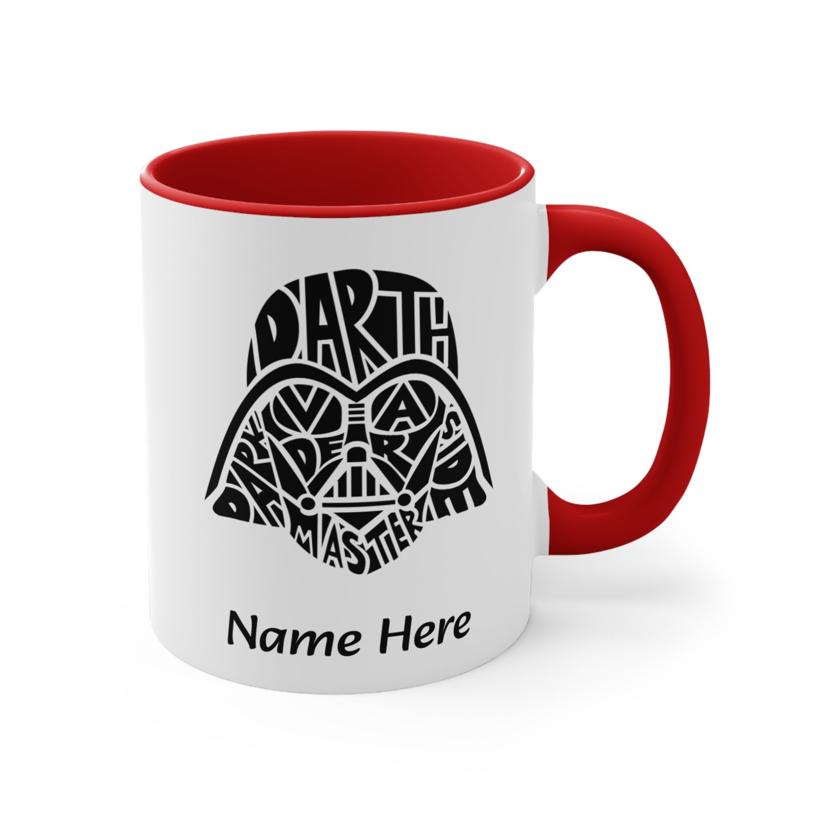 Custom Darth Vader Typography Coffee Mug - Image 12