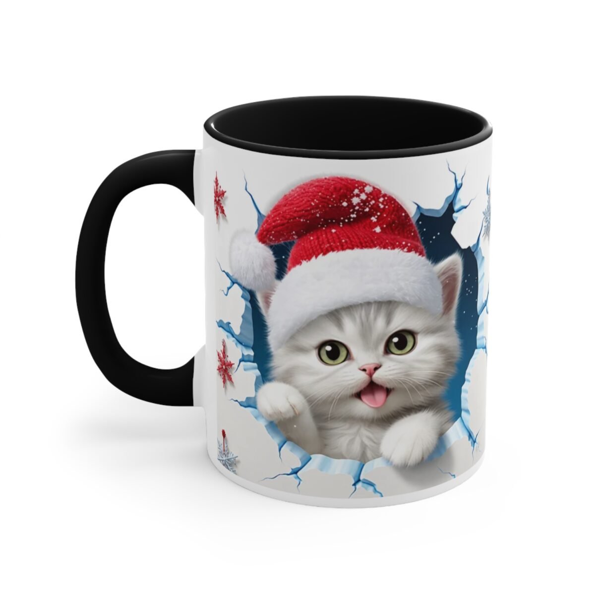 Christmas Kitten Coffee Mug