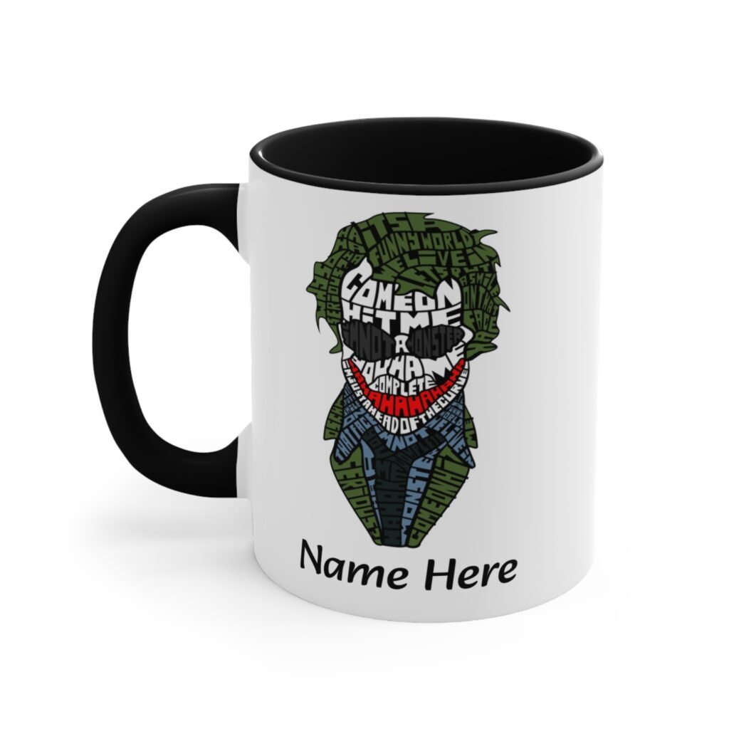 Joker Quotes Typography Mug - Villain Graphic Glassware