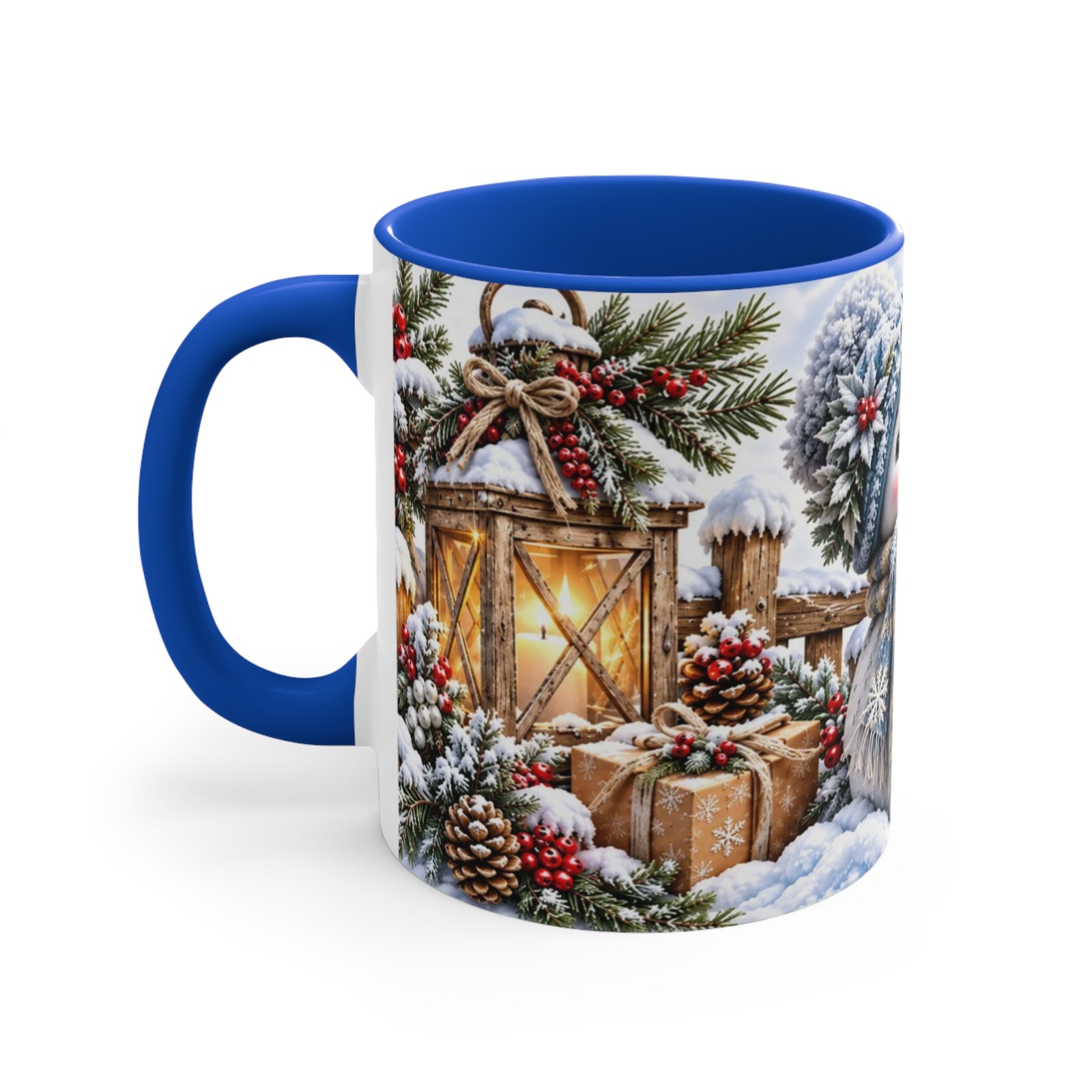 Cozy Winter Wonderland Snowman Coffee Mug - Image 2